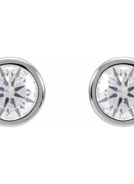14K White Gold 1/5 CTW Natural Diamond Cocktail-Style Earrings