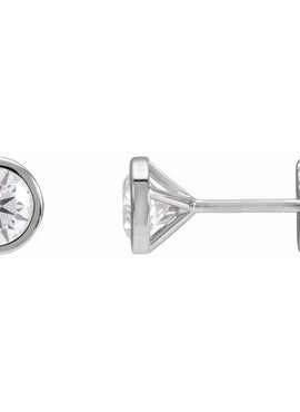 14K White Gold 1/5 CTW Natural Diamond Cocktail-Style Earrings