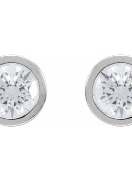 14K White Gold 1/5 CTW Natural Diamond Cocktail-Style Earrings