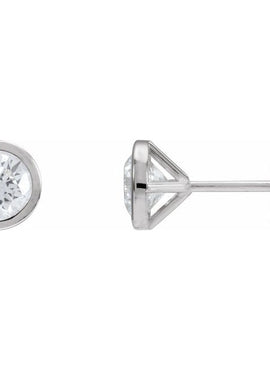 14K White Gold 1/5 CTW Natural Diamond Cocktail-Style Earrings