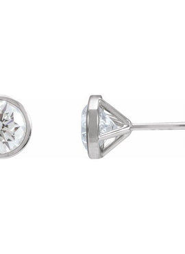 14K White Gold 1/5 CTW Natural Diamond Cocktail-Style Earrings