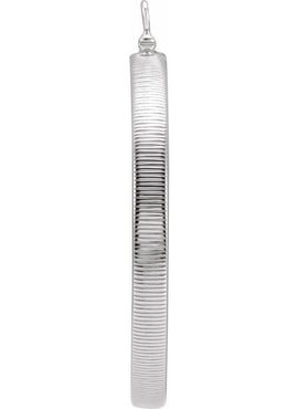 Sterling Silver Coin Frame Bezel Dangle for 40.6x3 mm Coin
