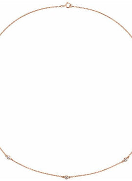14K White Gold 1/4 CTW Natural Diamond 7-Station 24