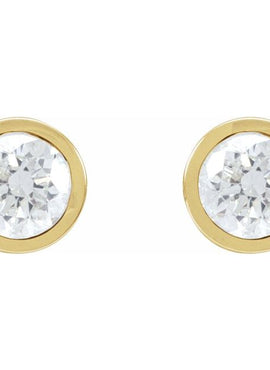 14K White Gold 1/5 CTW Natural Diamond Cocktail-Style Earrings