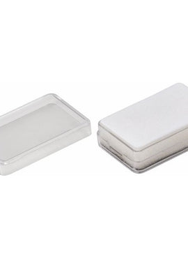 Actylic Stone Display Case with Reversible Black & White Insert