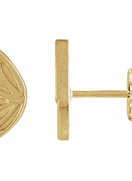 Platinum Left Butterfly Wing Earring