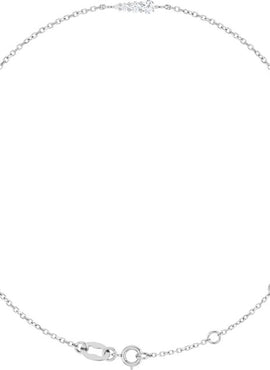 14K Rose Gold 1/10 Natural Diamond Graduated 6 1/2-7 1/2
