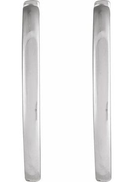 14K Yellow Gold Hinged 12.5 mm Hoop Earring
