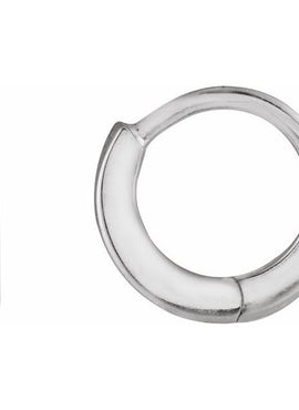 14K Yellow Gold Hinged 12.5 mm Hoop Earring