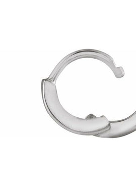 14K Yellow Gold Hinged 12.5 mm Hoop Earring