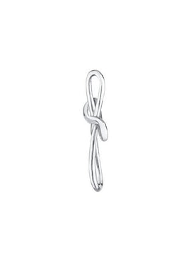 Sterling Silver Infinity-Inspired Cross Pendant