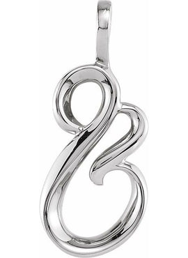 Sterling Silver Freeform Pendant