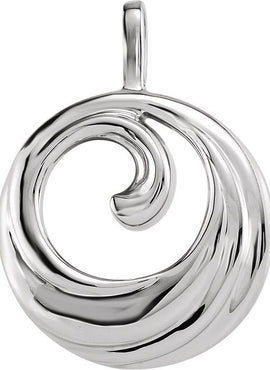 Platinum Circle Pendant