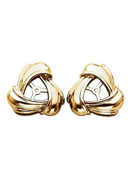 14K White Gold 6.3 mm ID Right Earring Jacket
