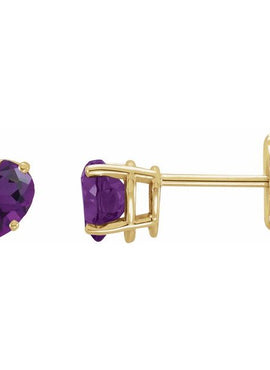 14K Rose Gold Natural Pink Tourmaline Earrings