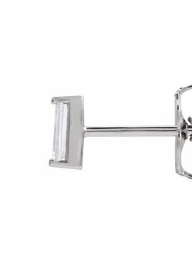14K Yellow Gold .02 CTW Natural Diamond Channel-Set Earrings