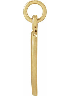 14K Yellow Gold 10.15x12 mm St. Francis of Assisi Medal
