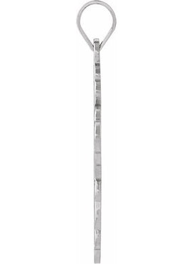 Sterling Silver 19x13 mm Orthodox Cross Pendant