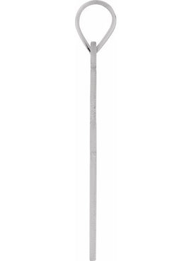 Sterling Silver 36.8x17.7 mm Cross Pendant