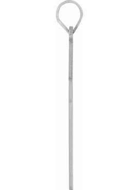 Sterling Silver 36.8x17.7 mm Cross Pendant