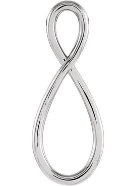 Platinum Freeform Pendant