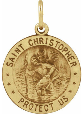 Sterling Silver Reversible St. Christopher/U.S. Army Medal