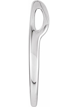 Sterling Silver Freeform Pendant