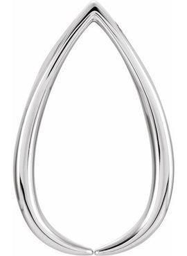 Sterling Silver Freeform Pendant