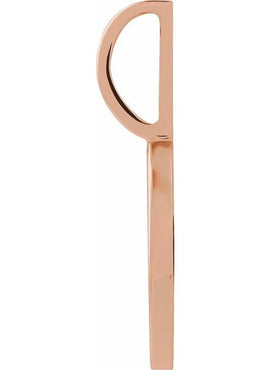 14K Rose Gold .01 CTW Natural Diamond Engraved Dog Mom Paw Print Charm/Pendant