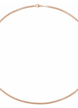 14K Yellow Gold 1.8 mm Rounded Box 7