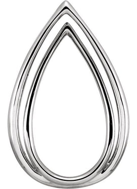 Sterling Silver Freeform Pendant