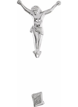 14K White Gold Corpus & Placard Trim