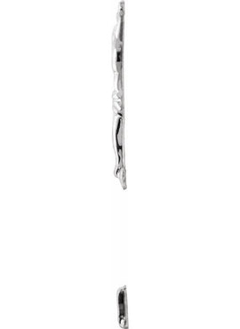 14K White Gold Corpus & Placard Trim