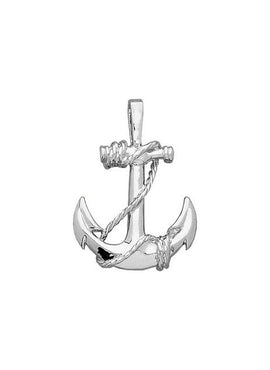 14K Yellow Gold Anchor Pendant