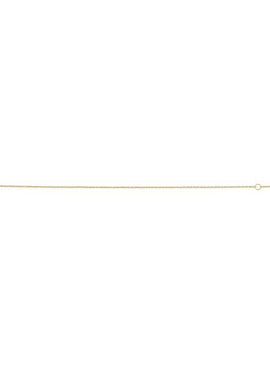 14K White Gold 1 mm Adjustable Diamond-Cut Cable 6 1/2-7 1/2