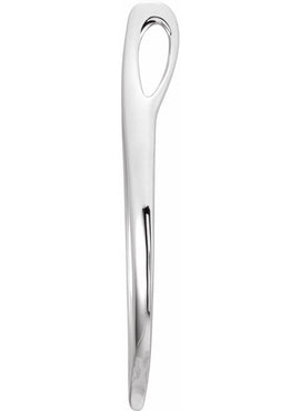 Platinum Freeform Pendant