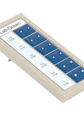 14K White Gold 1/3-2 CTW Lab-Grown Diamond 4-Prong Stud Selling System