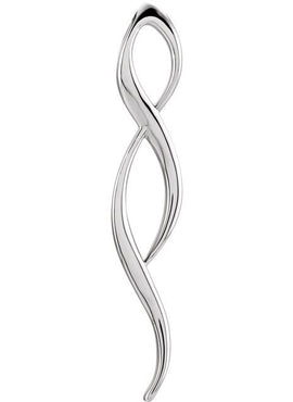 Sterling Silver Freeform Pendant
