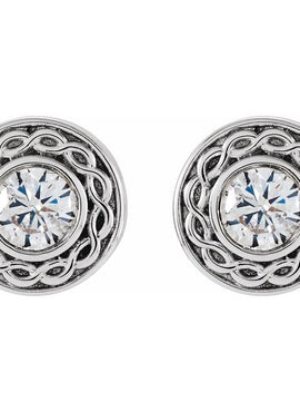Platinum 1/5 CTW Natural Diamond Earrings
