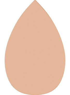 18K Yellow Gold 20 Gauge Teardrop Stamping without Eyelet