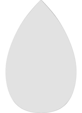 14K Yellow Gold 15 Gauge Teardrop Stamping without Eyelet