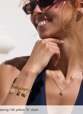 14K Yellow Gold 2.6 mm Paperclip-Style 7