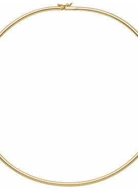 14K Yellow Gold 3 mm Omega 18
