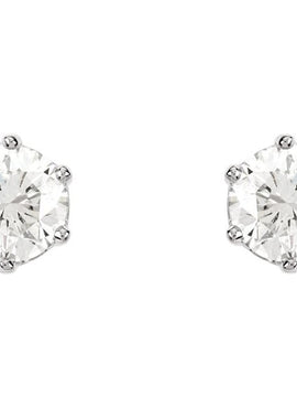 14K White Gold 1/5 CTW Natural Diamond Stud Earrings
