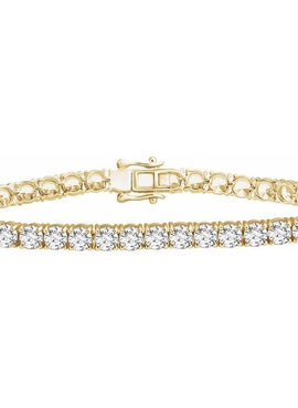 Sterling Silver Imitation White Cubic Zirconia 7