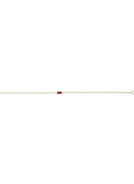 14K Yellow Gold Natural Ruby 6 1/2-7 1/2