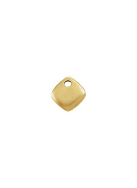 14K White Gold Geometric Pendant