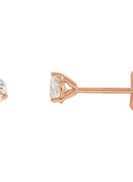 14K White Gold 1/5 CTW Natural Diamond Stud Earrings