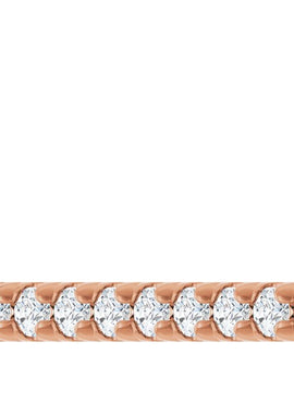 14K White Gold 1/8 CTW Natural Diamond French-Set Bar 16