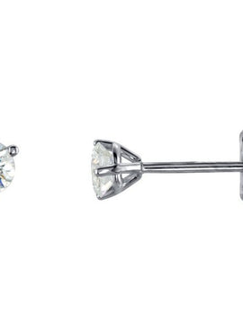 14K White Gold 1/5 CTW Natural Diamond Stud Earrings